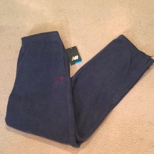 new balance mens slim fleece pants